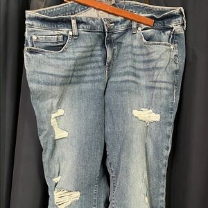 torrid Light Blue Distressed Boyfriend Jeans